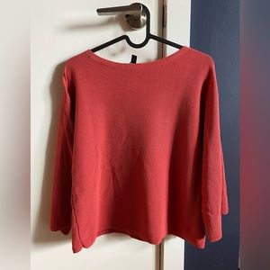 Organic linen sweater